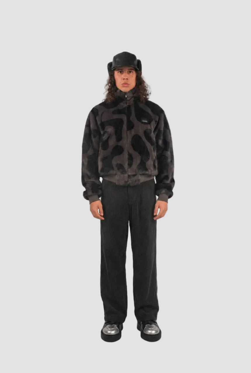 Veste polaire zippée camouflage