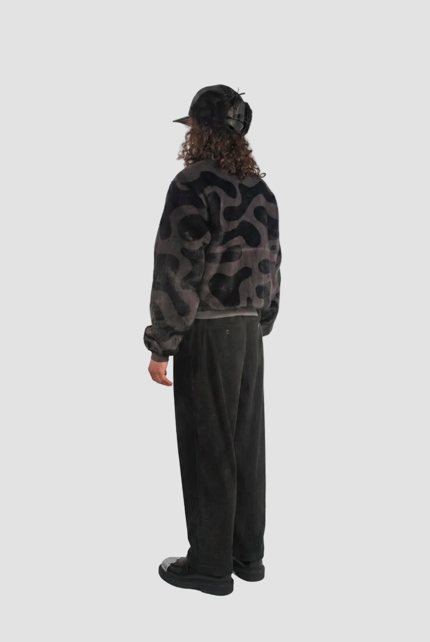 Veste polaire zippée camouflage