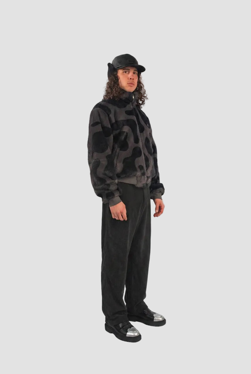 Veste polaire zippée camouflage