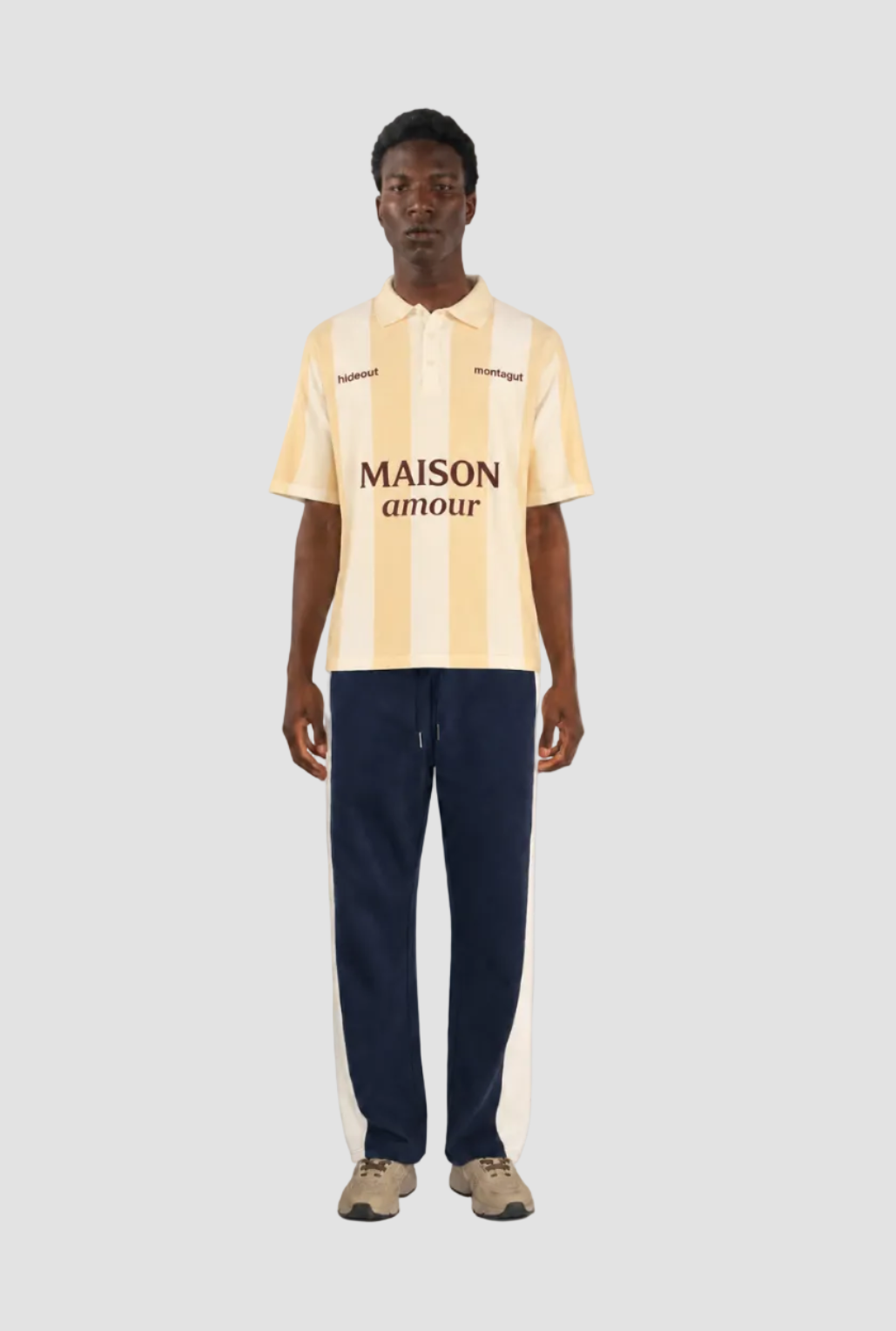 hideout x Maison Montagut Chicago Fil Lumière® Polo de football