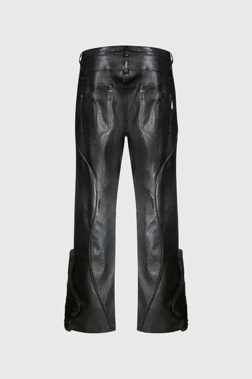 The Hideout Clothing Animal Faux Leather Double Jeans