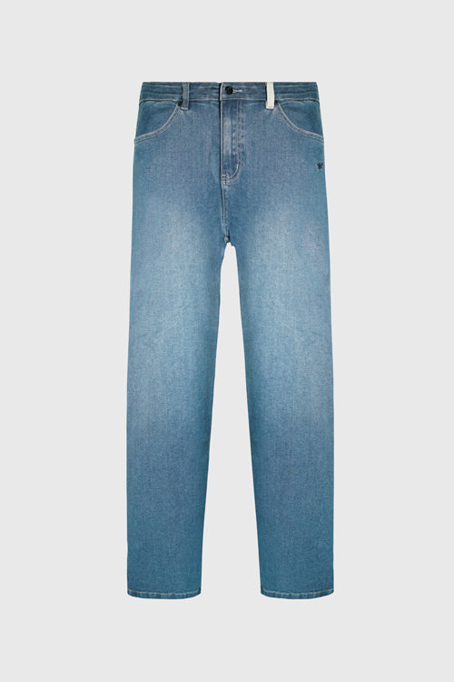 The Hideout Clothing - Opium Stone Wash Open Crochet Denim Jeans