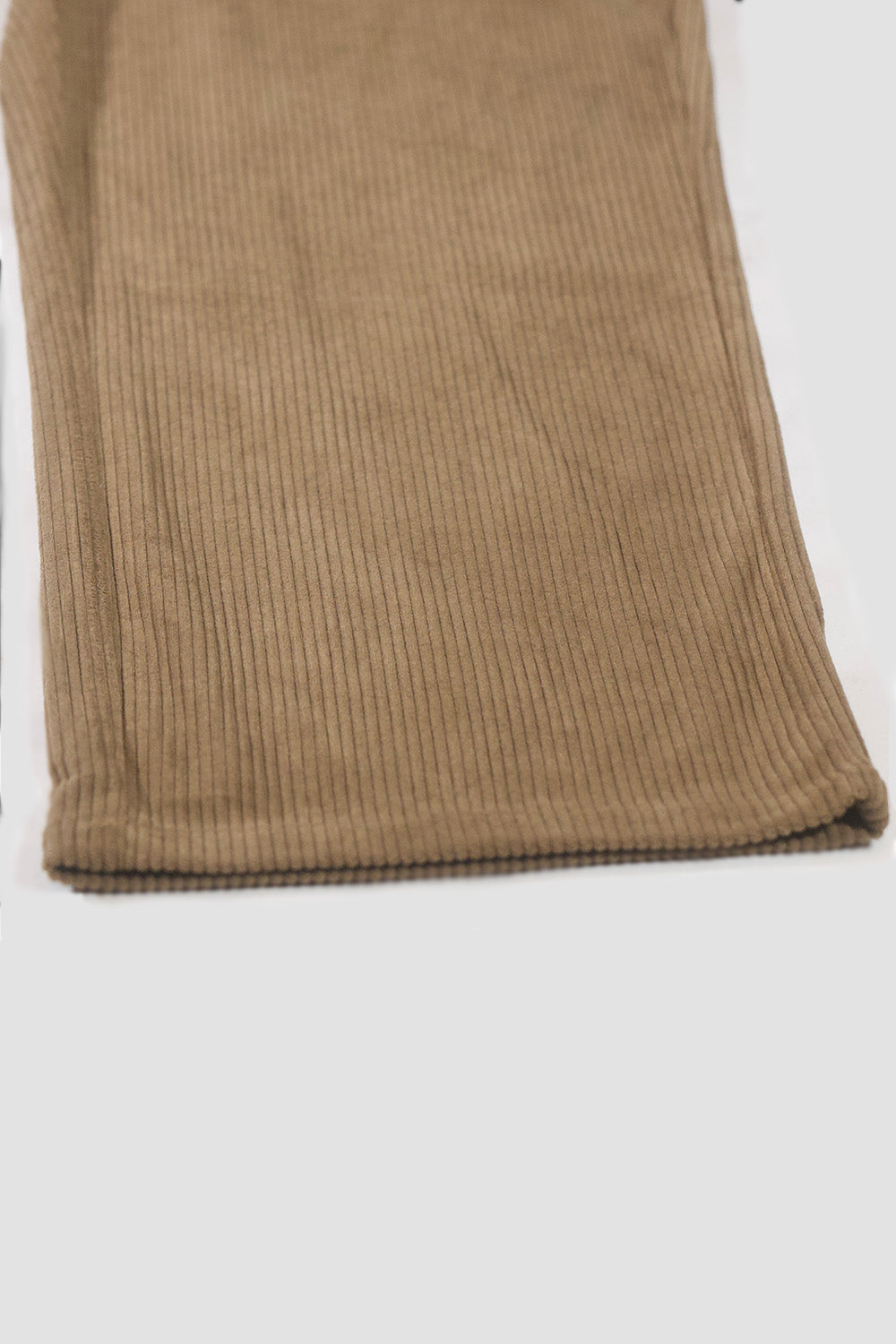Checkered Corduroy Pants Black Brown