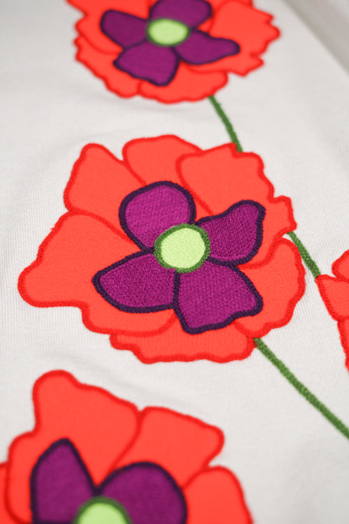 The Hideout Clothing - Opium Poppy Flower Knit Sweater