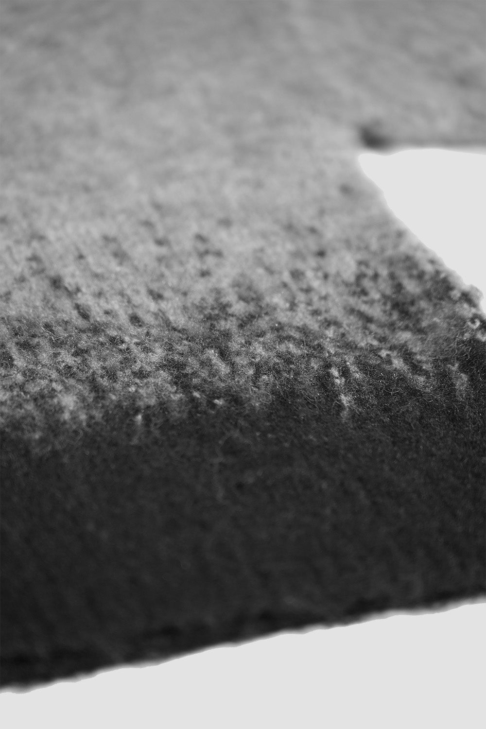 Fade Knit Polo Sweater Grey