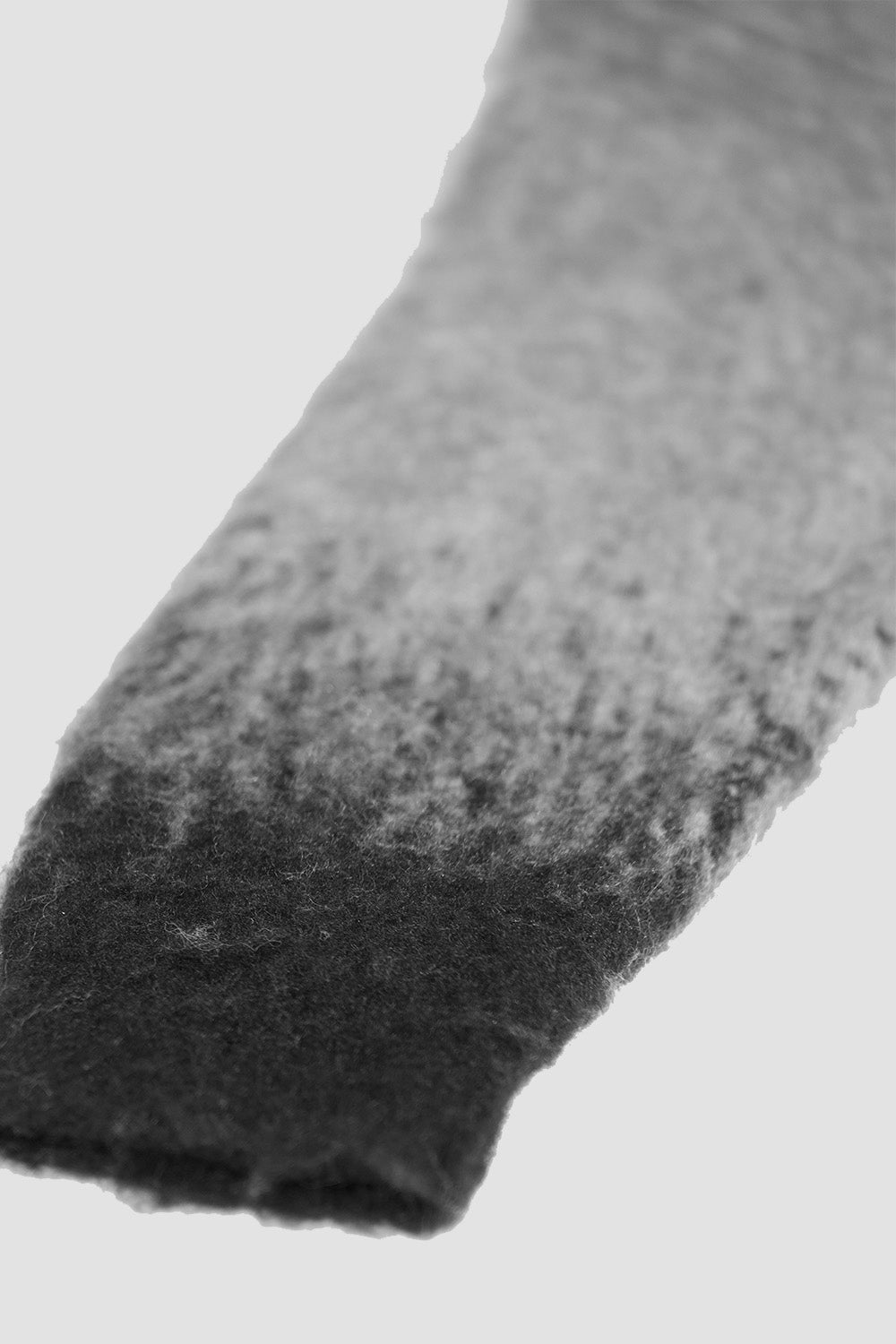 Fade Knit Polo Sweater Grey