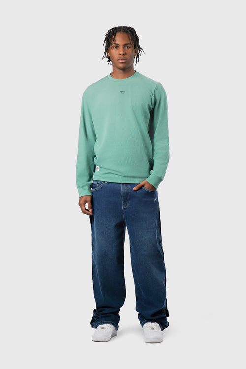 The Hideout Clothing - Waffle Terry Thermal Sweater