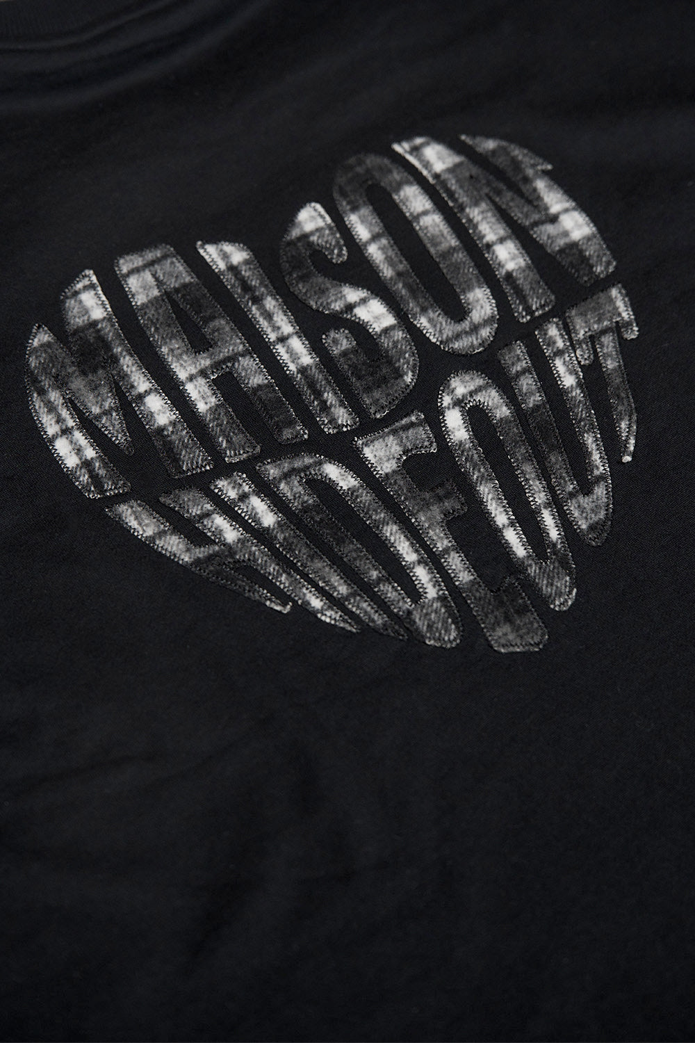 Hi Plaid Maison Hideout T-Shirt black