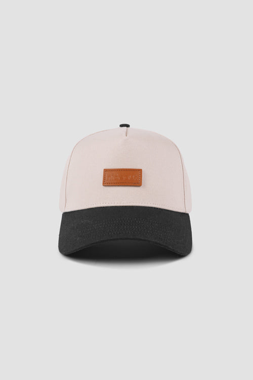 Casquette Dad 6 pans bicolore Hideout Leather Label (cadeau)