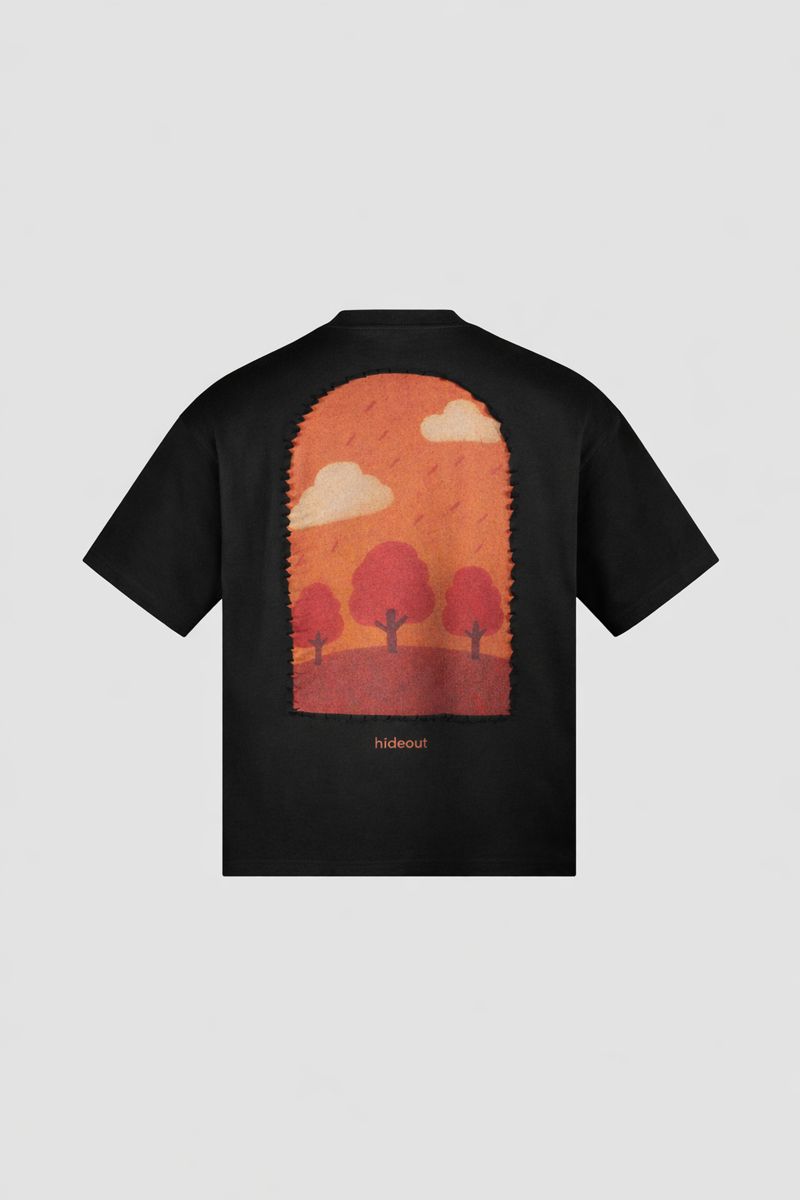Nature Arch Window T-Shirt Black