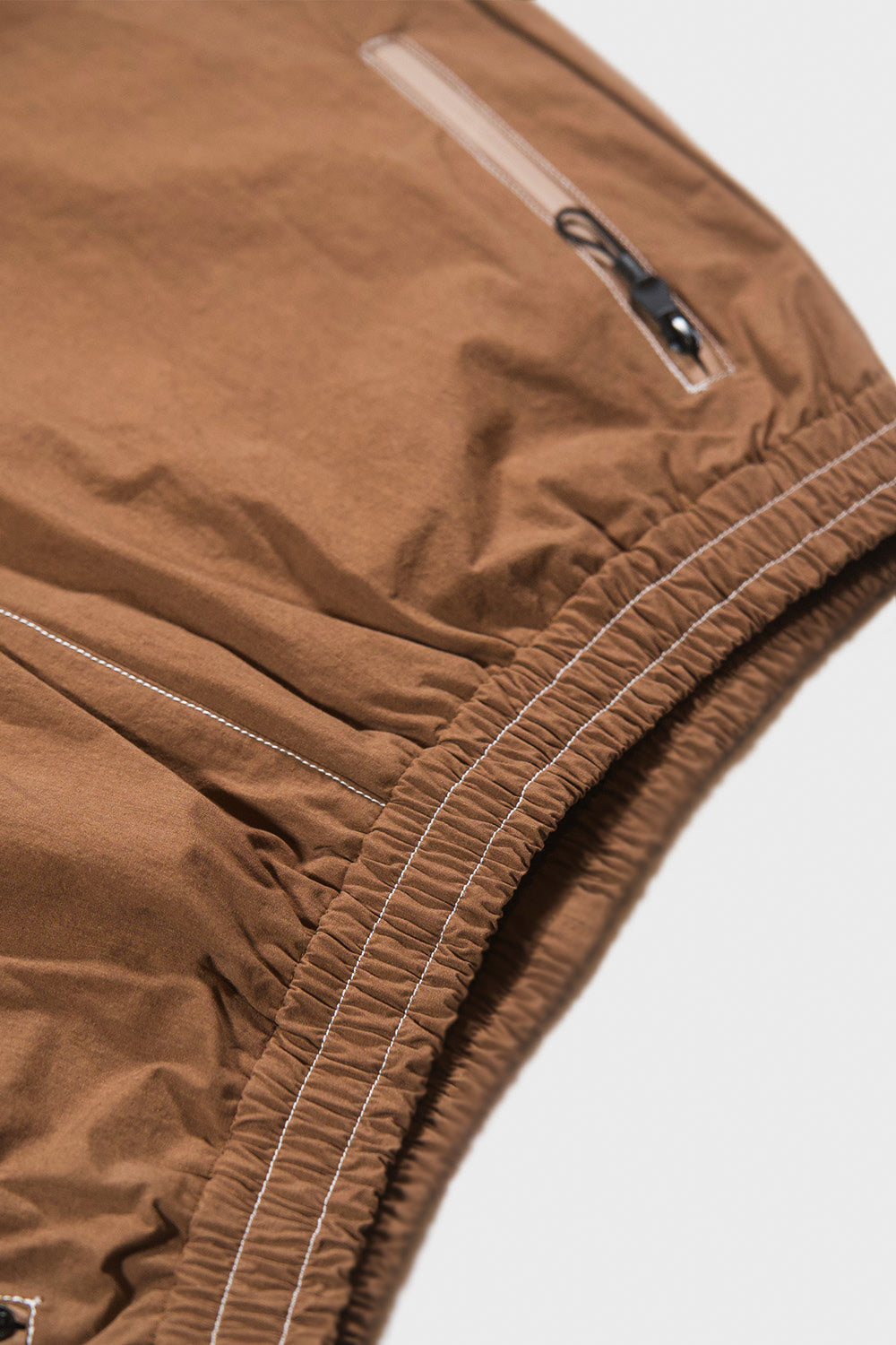 Orbit Stitch Waterproof Track Pants Brown
