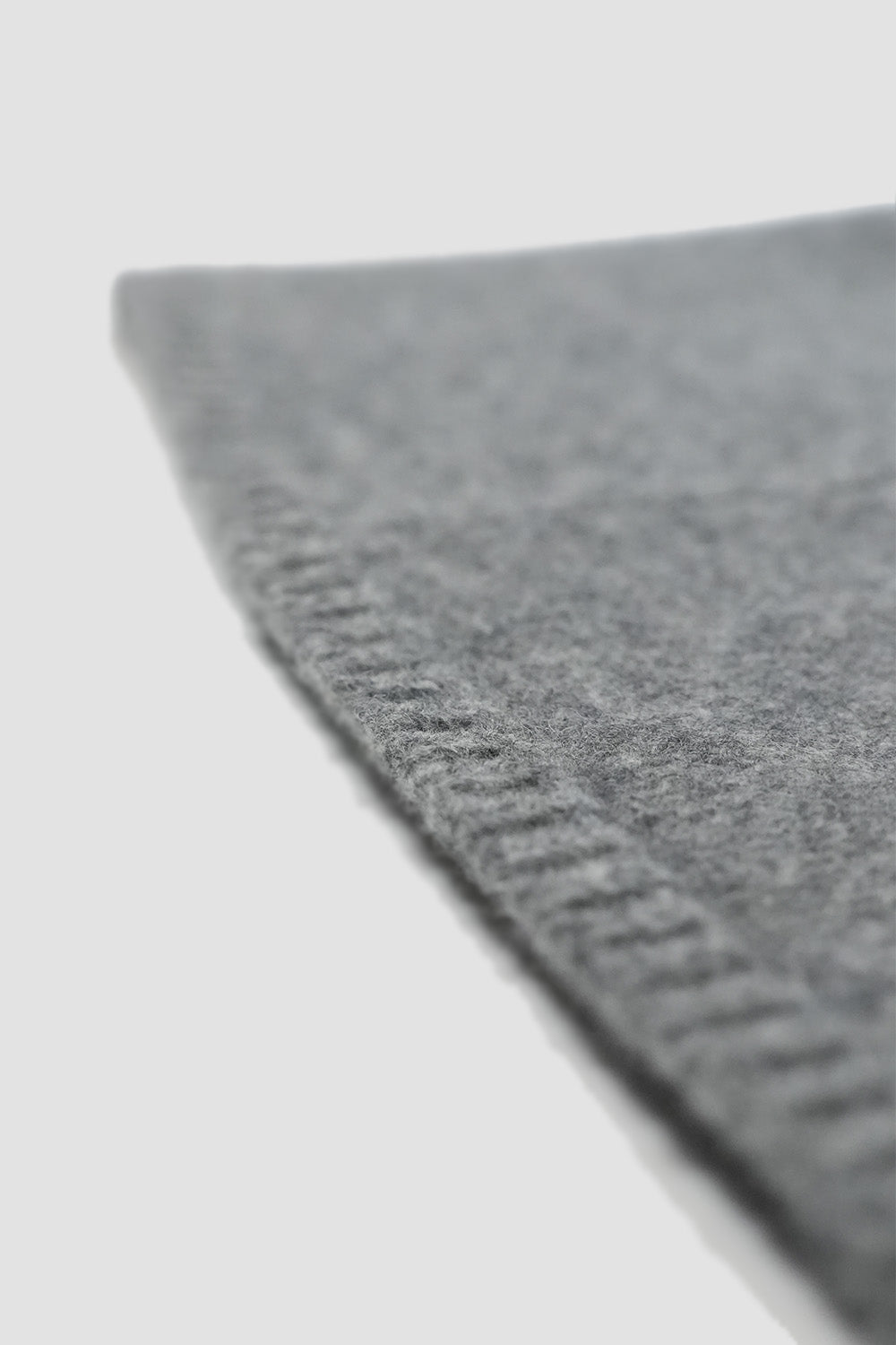 Patch Wool Beanie Grey