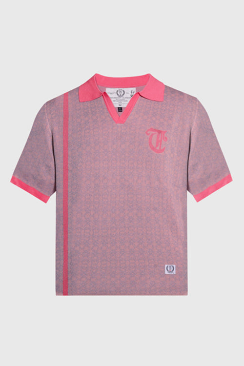 The Hideout Clothing - Racket Club Buttonless Crochet Polo