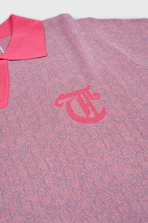 The Hideout Clothing - Racket Club Buttonless Crochet Polo