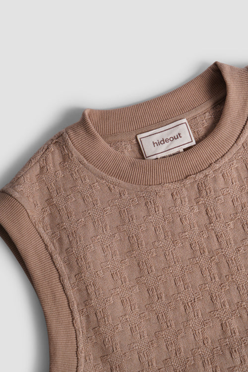 Sleeveless Knit Vest