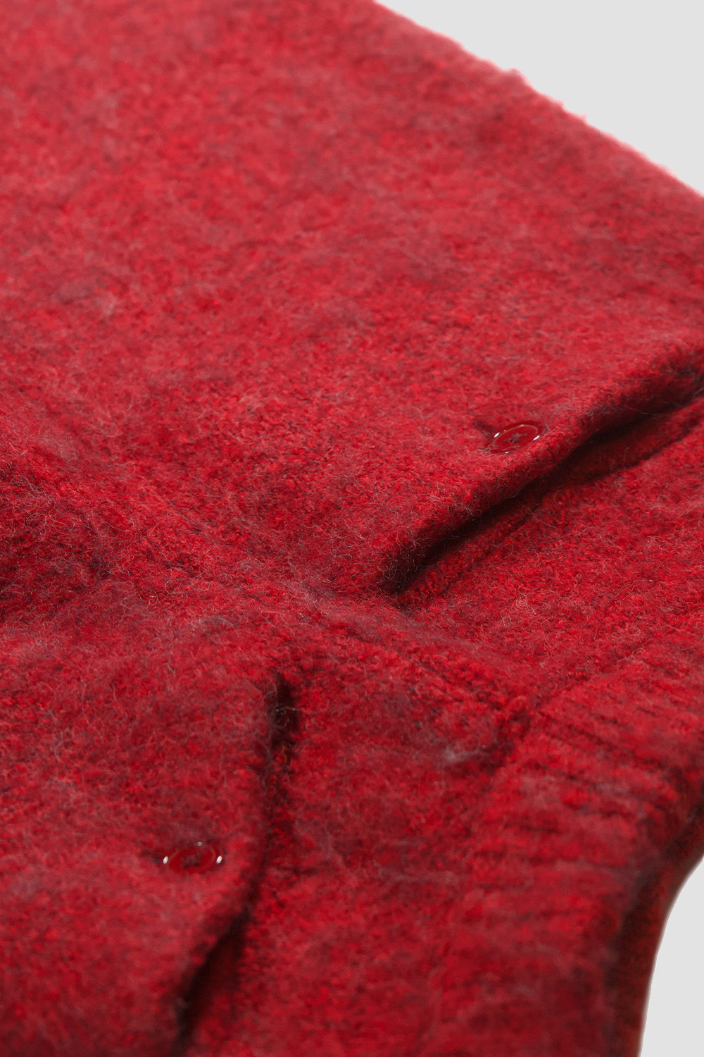 Solid Knit Lounge Pants Red