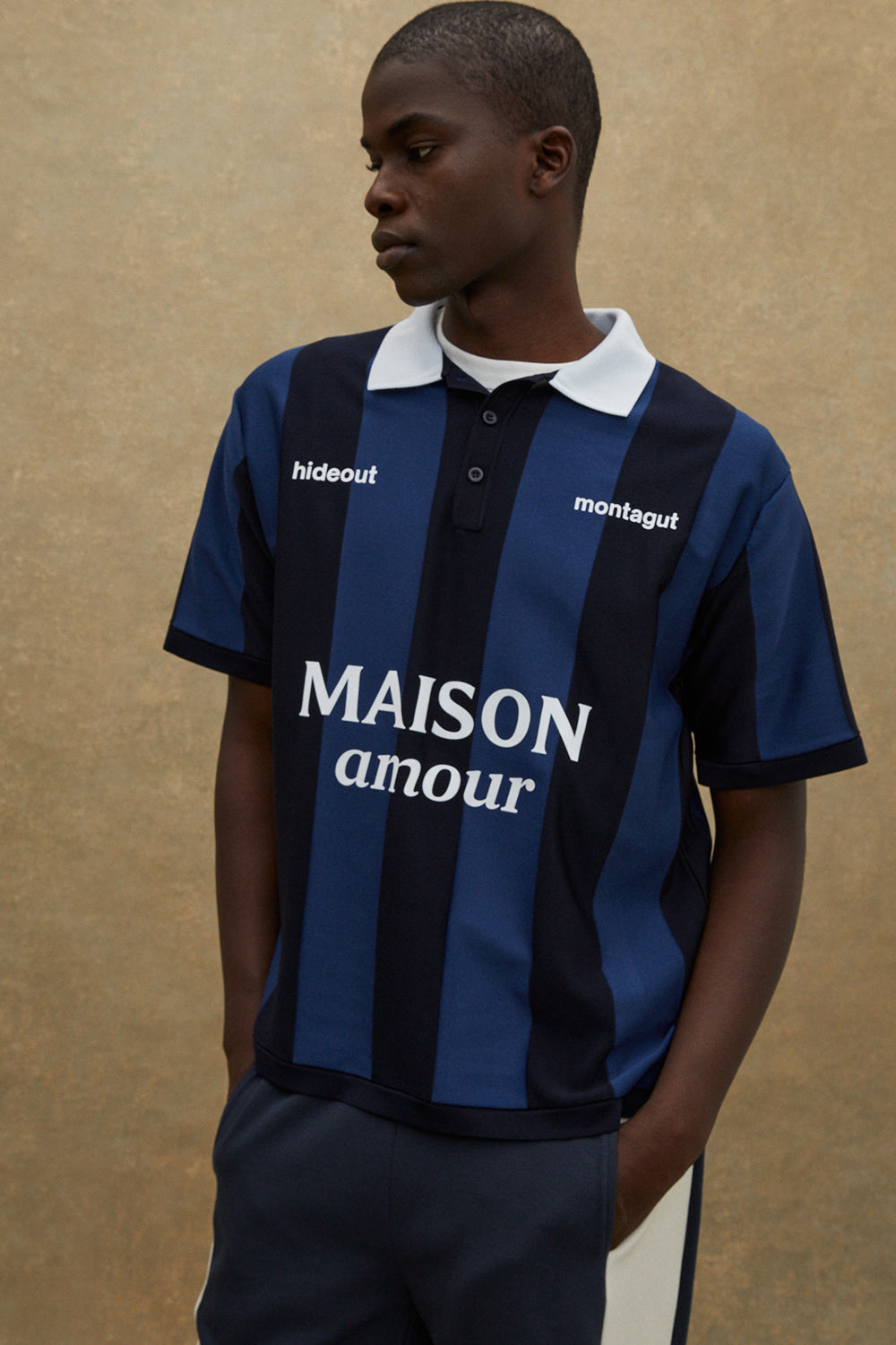 hideout x Maison Montagut Chicago Polo de Foot Fil Lumière®