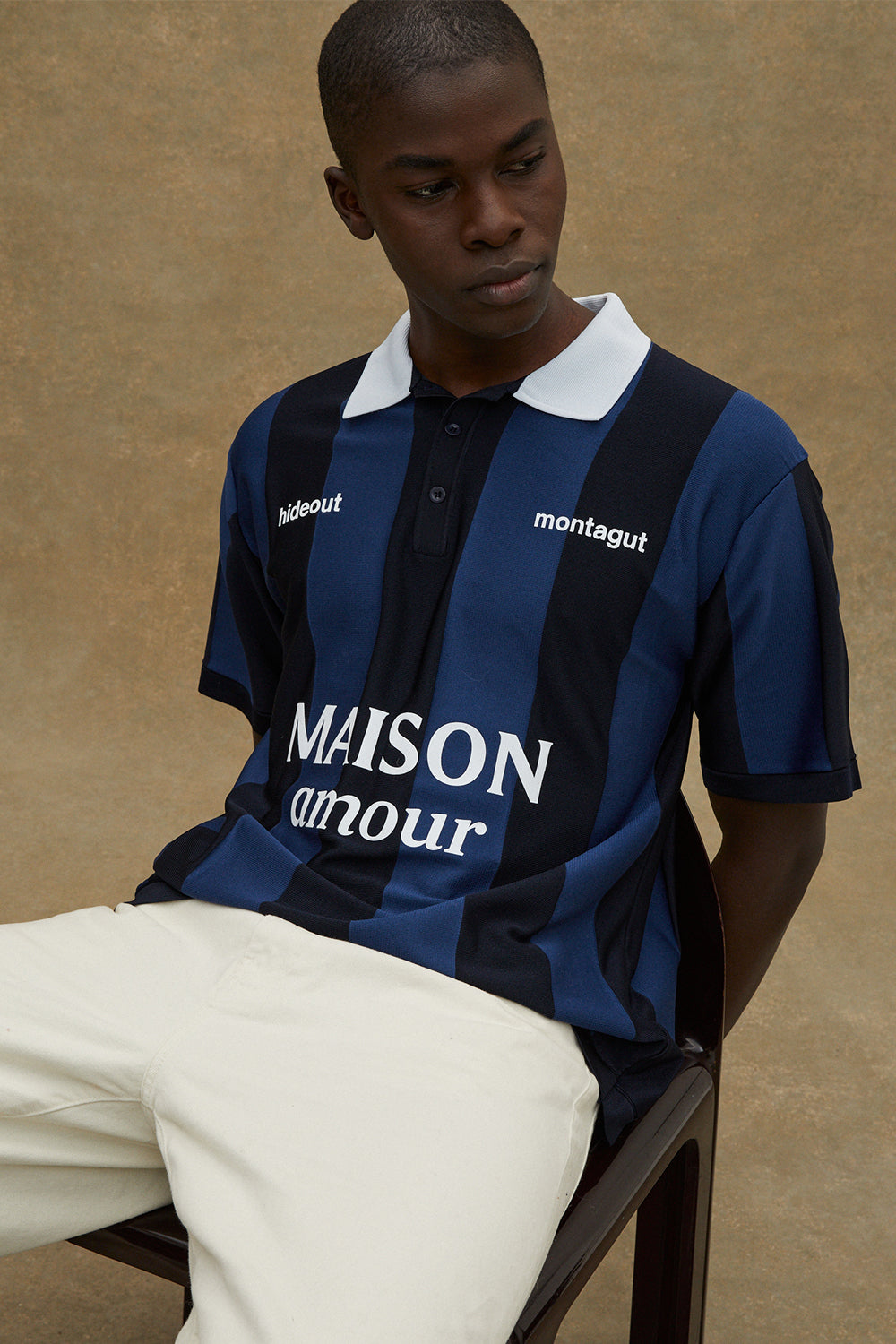 hideout x Maison Montagut Chicago Polo de Foot Fil Lumière®