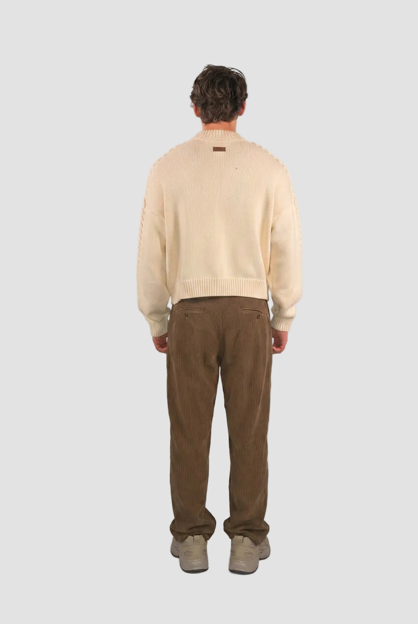 Checkered Corduroy Pants