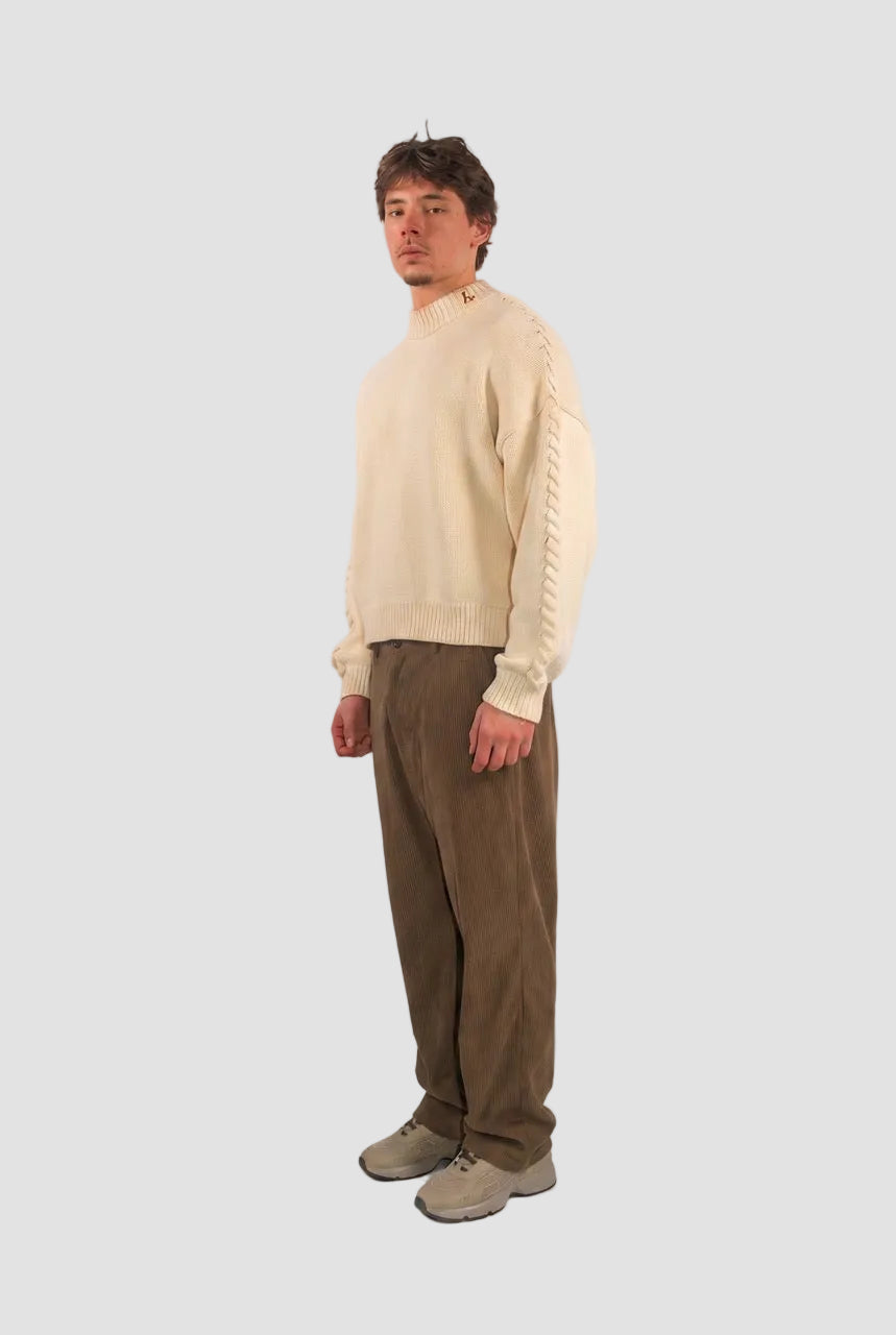 Checkered Corduroy Pants