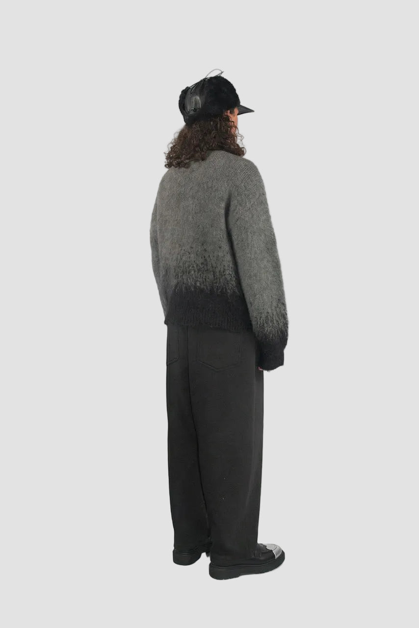 Fade Knit Polo Sweater