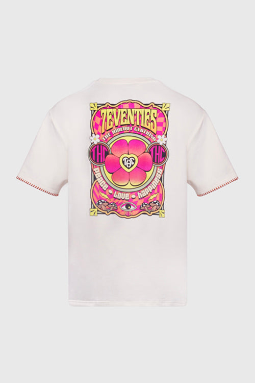 The Hideout Clothing - 7eventies Flower Oversized Tee