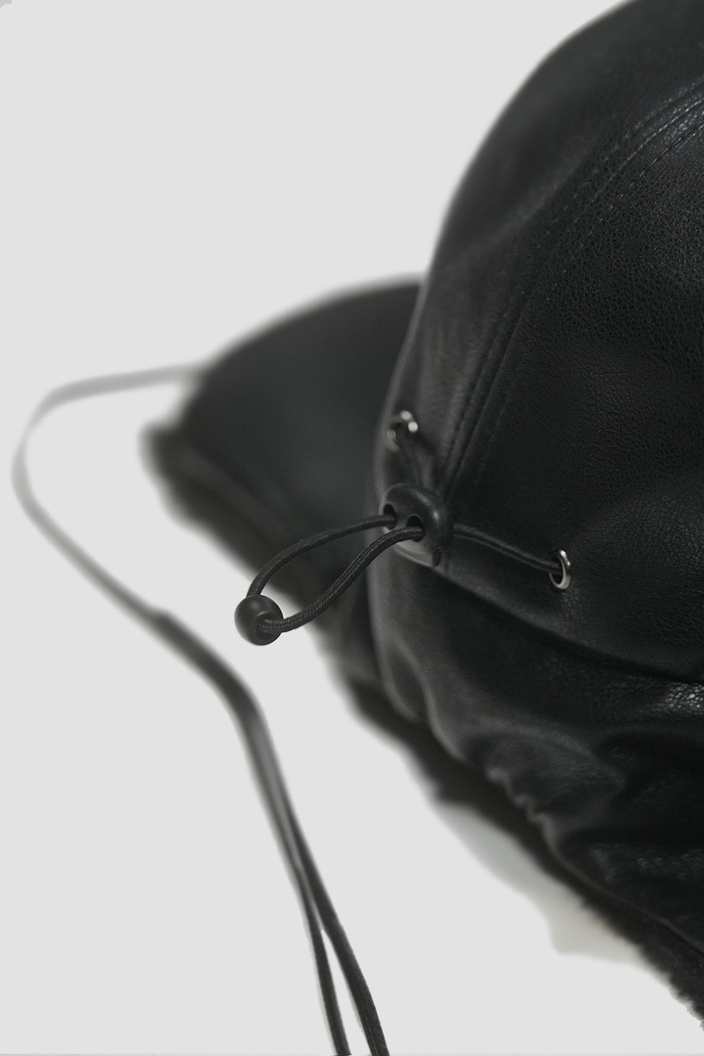 5-panel Trapper Winter Hat Black