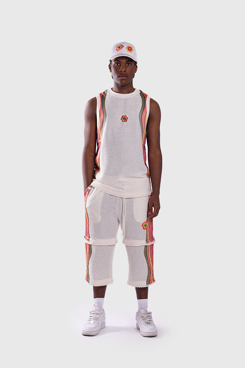 The Hideout Clothing - 7eventies Crochet Knit Sleeveless Vest