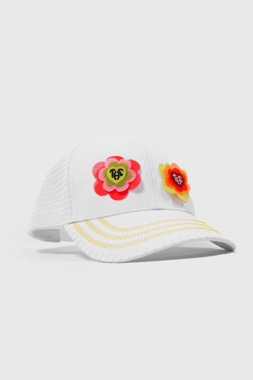 The Hideout Clothing - 7eventies Flowers Trucker Hat