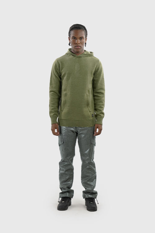 Waxed Faux Leather Comfortable Jeans - The Hideout Clothing