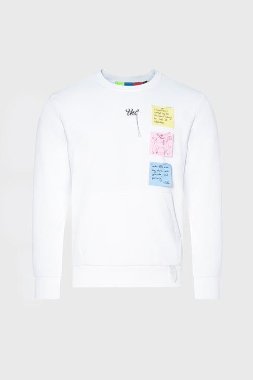 The Hideout Clothing - Sticky Notes Crewneck Sweater