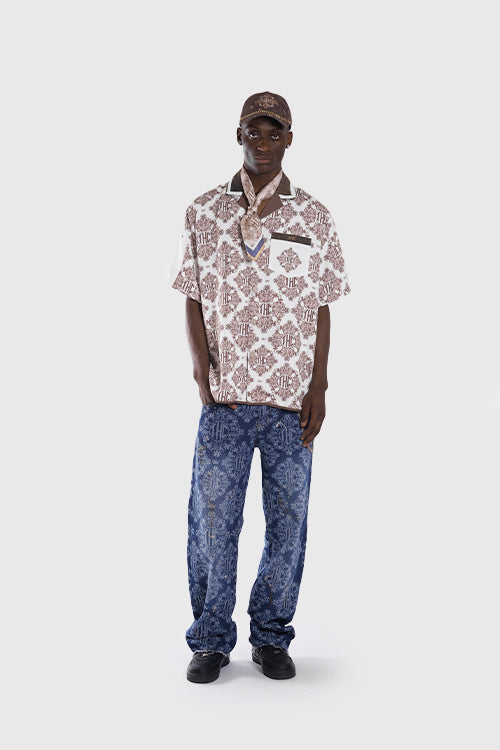 The Hideout Clothing - Baroque Flower Silk Scarf