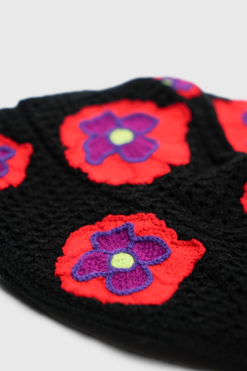 The Hideout Clothing - Opium Poppy Flower Crochet Bucket Hat