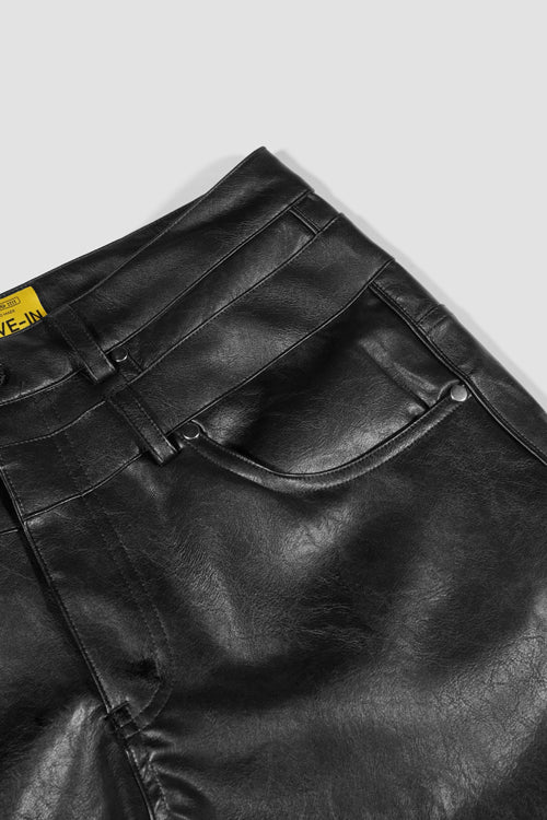 The Hideout Clothing Animal Faux Leather Double Jeans