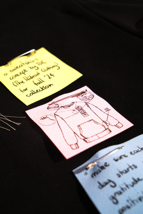 The Hideout Clothing - Sticky Notes Crewneck Sweater