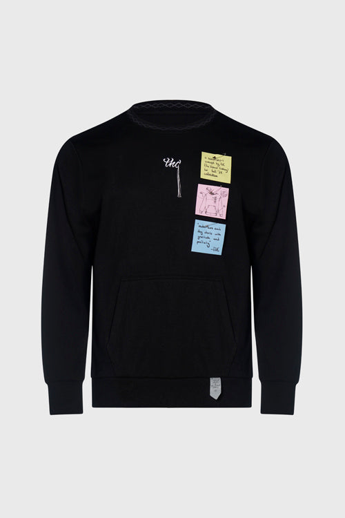 The Hideout Clothing - Sticky Notes Crewneck Sweater