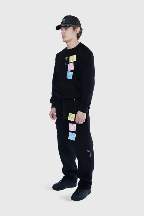 The Hideout Clothing - Sticky Notes Crewneck Sweater