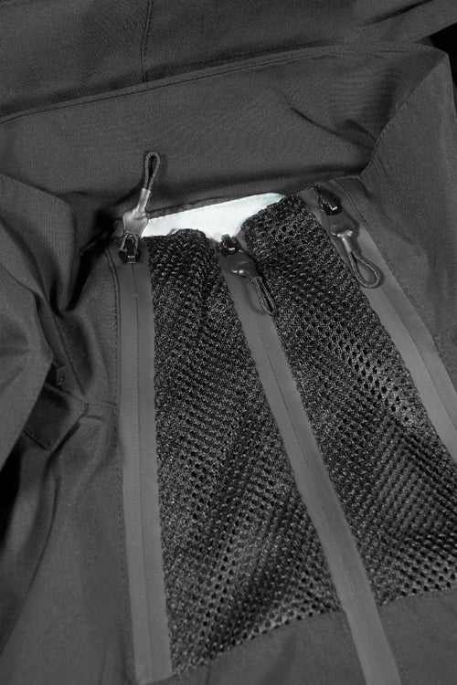 The Hideout Clothing White Lines Waterproof Utility Jacket