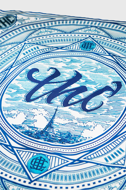 Paris Silk Twill Scarf - The Hideout Clothing