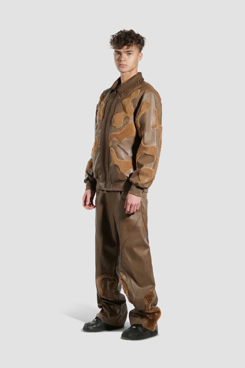 The Hideout Clothing Fur Camouflage Jacket