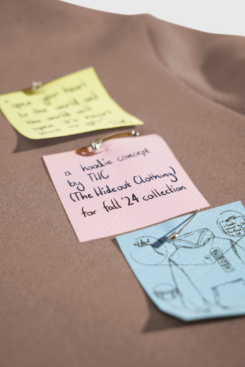 The Hideout Clothing - Sticky Notes Hoodie