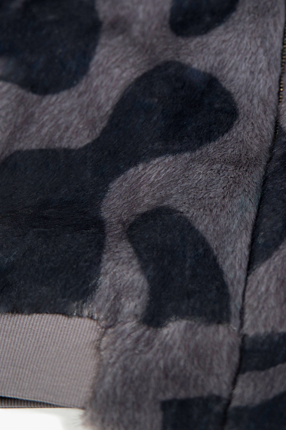 Camouflage Fleece Zip Jacket