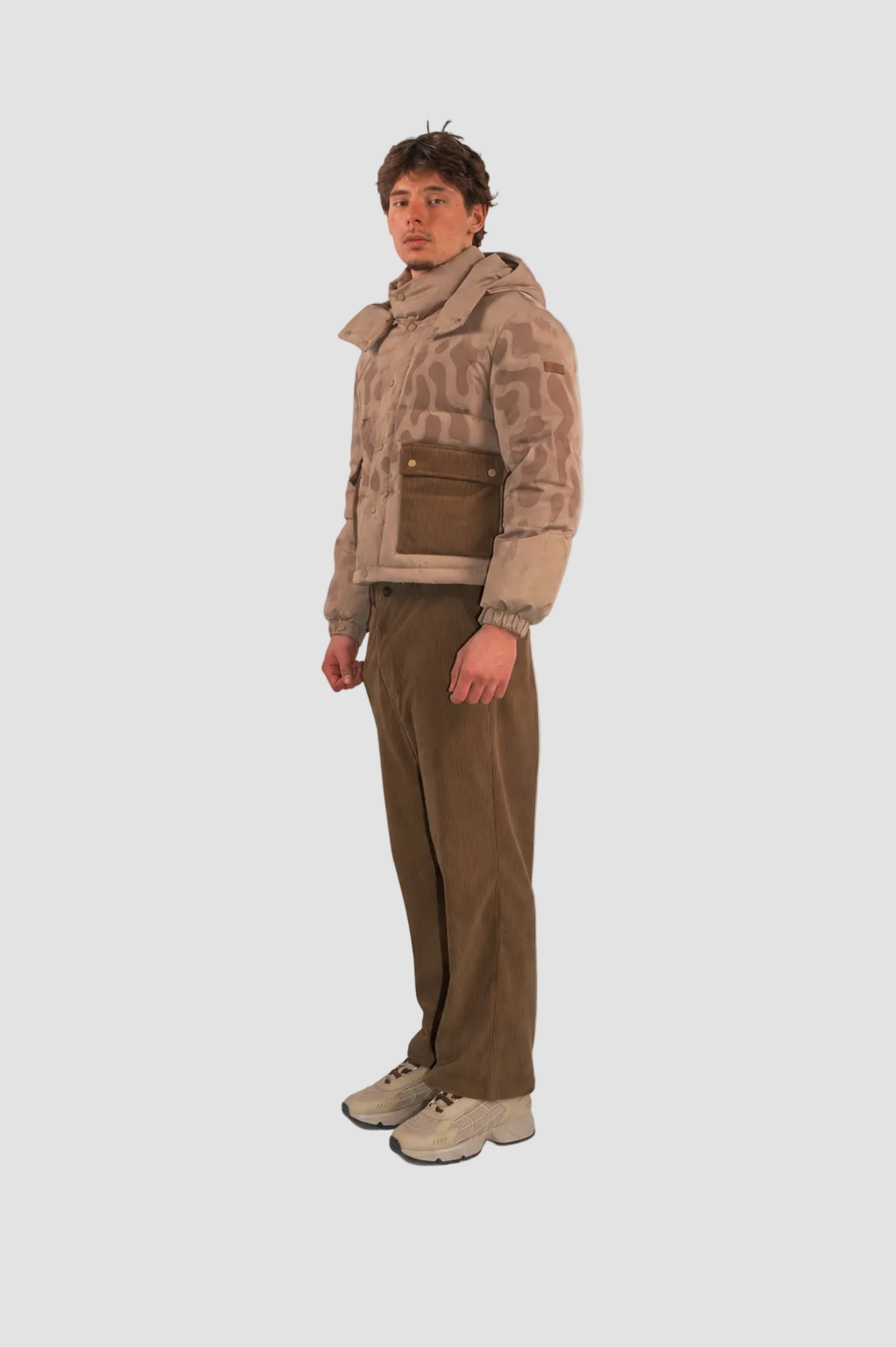 Camouflage Reactive Puffer Jacket