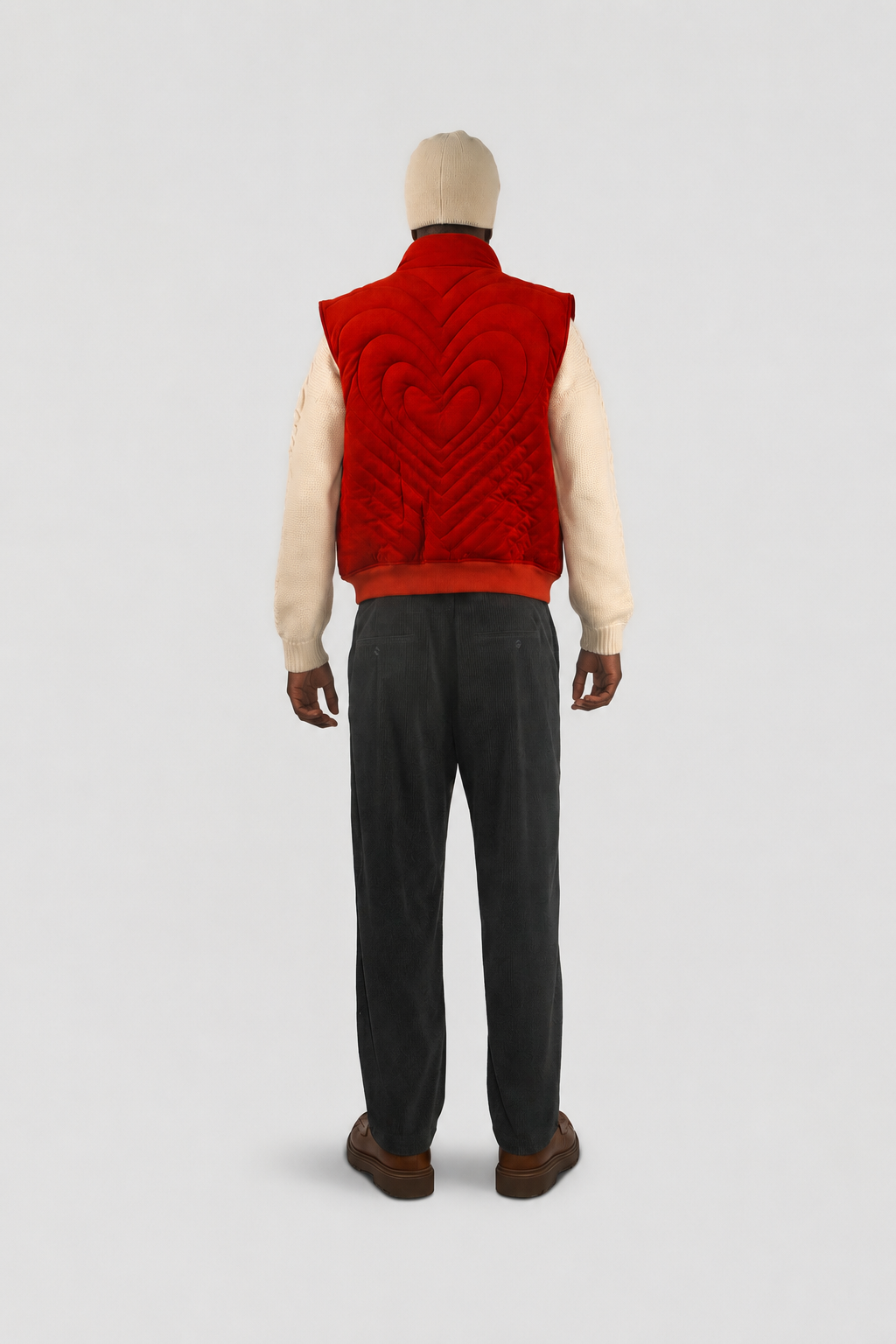 Checkered Corduroy Pants
