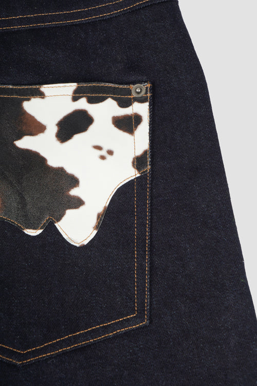 Cow Pocket Denim Jeans
