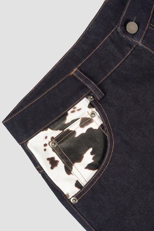 Cow Pocket Denim Jeans