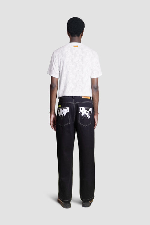 Cow Pocket Denim Jeans Milkcow
