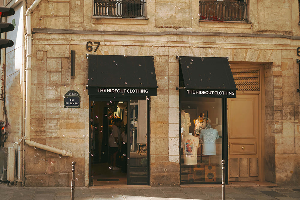 The Hideout Clothing flagship store