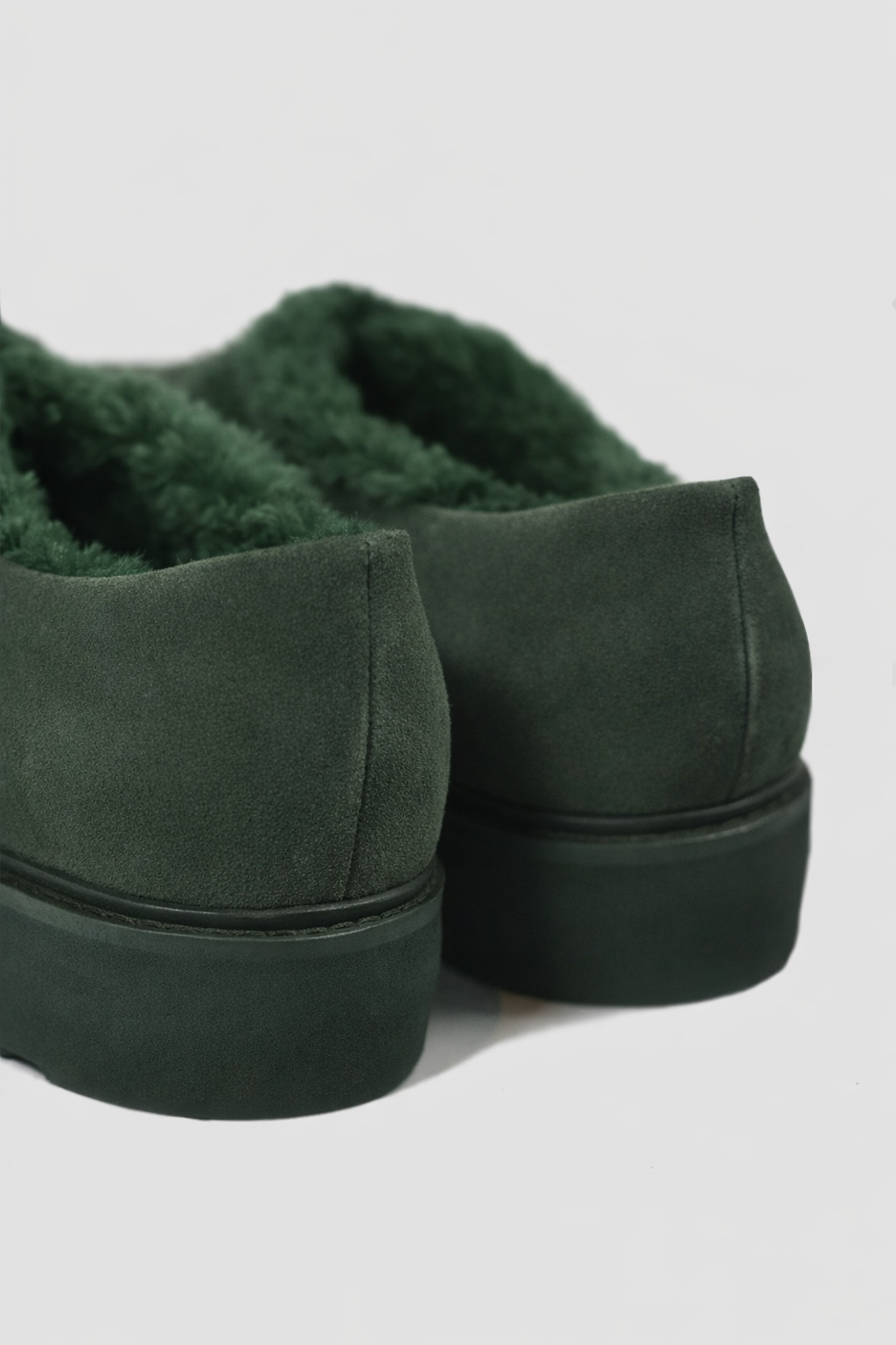 Deep green Heart Guard Slip-On