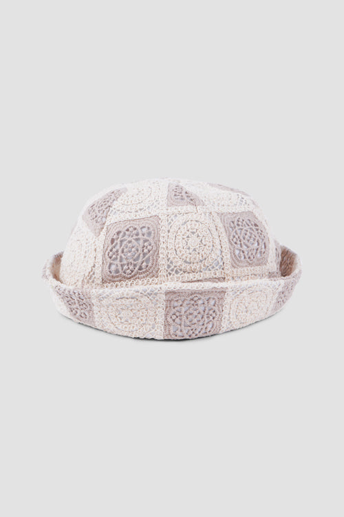 Flower Pattern Crochet Bucket Hat